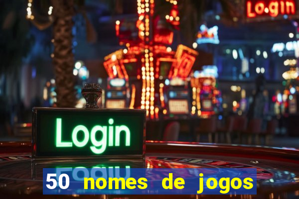 50 nomes de jogos com bola